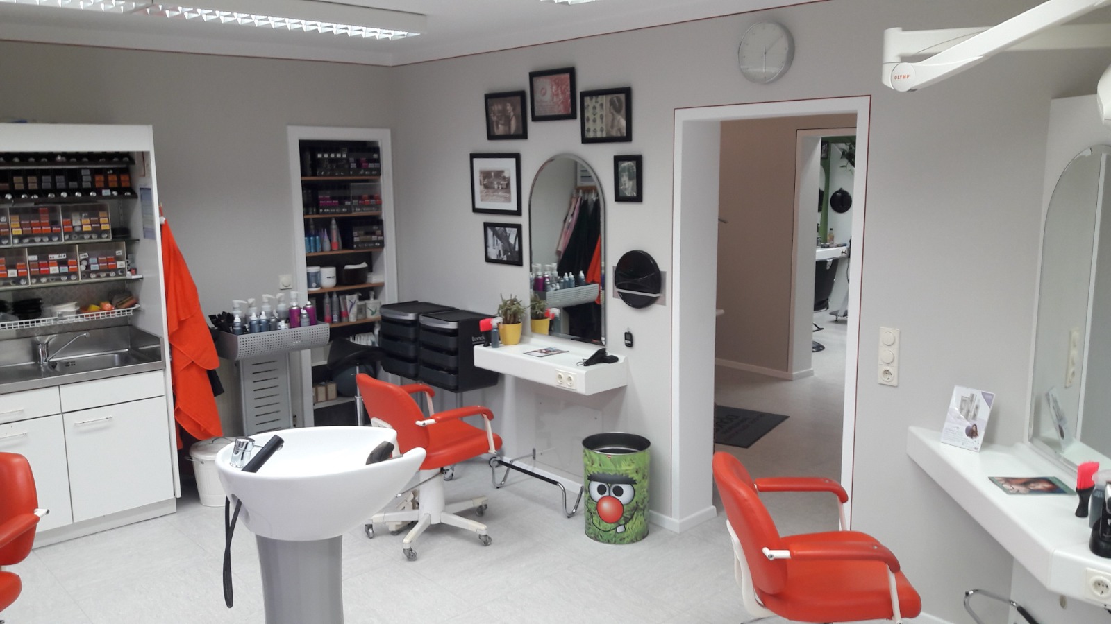 Stylist bei der Arbeit